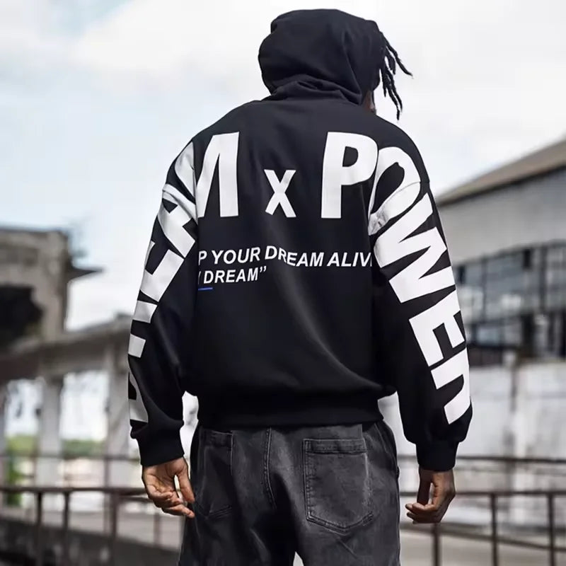 Motivational Street Hoodie – DREAM x POWER Edition