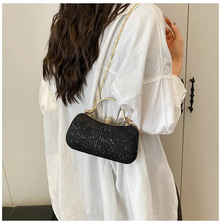 Elegant Glitter Evening Clutch Bag – 5 Colors