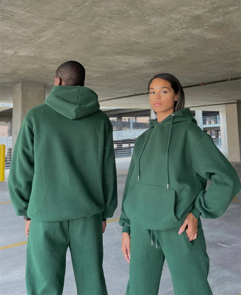 Unisex Matching Tracksuit Set – Comfy & Stylish Duo Look
