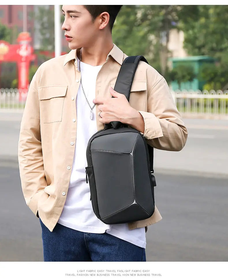 ๐ Urban Slim Crossbody Backpack โ Sleek & Versatile
