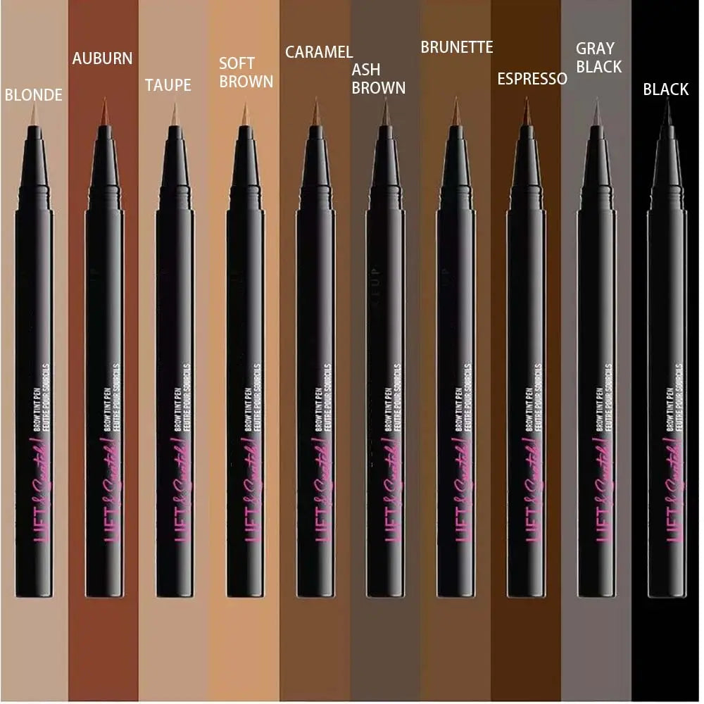 Waterproof Eyebrow Pen – Natural Hair-Like Strokes in 10 Perfect Shades