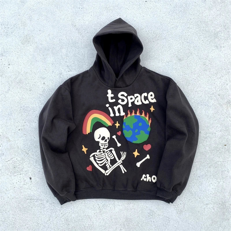 Graphic Oversized Hoodie – “In Space” Streetwear Edition