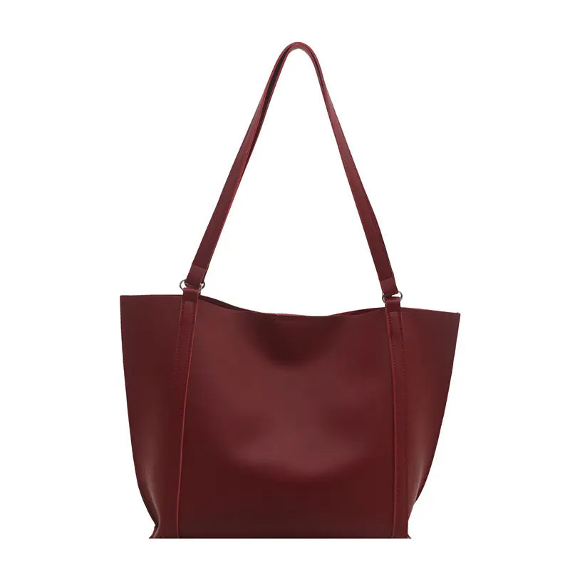 Minimalist Large Shoulder Tote โ Elegant & Everyday-Friendly