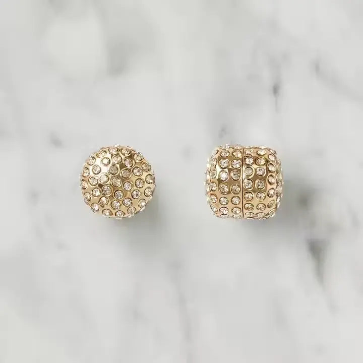 Elegant Crystal Embellished Scarf Rings
