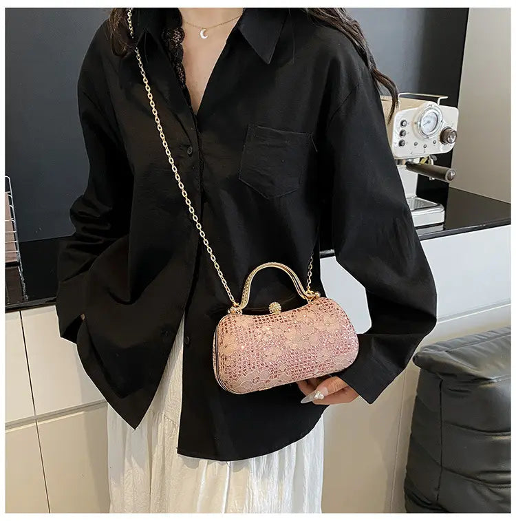 Elegant Glitter Evening Clutch Bag – 5 Colors
