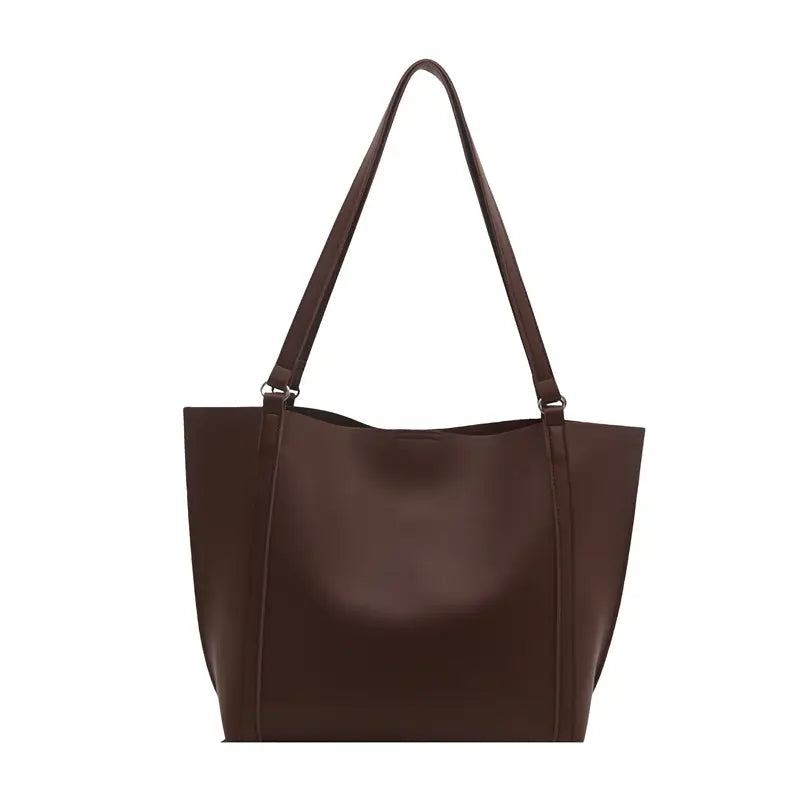 Minimalist Large Shoulder Tote โ Elegant & Everyday-Friendly