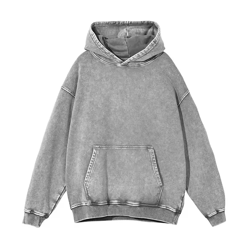 Washed Oversized Hoodie – Minimalist Street Style