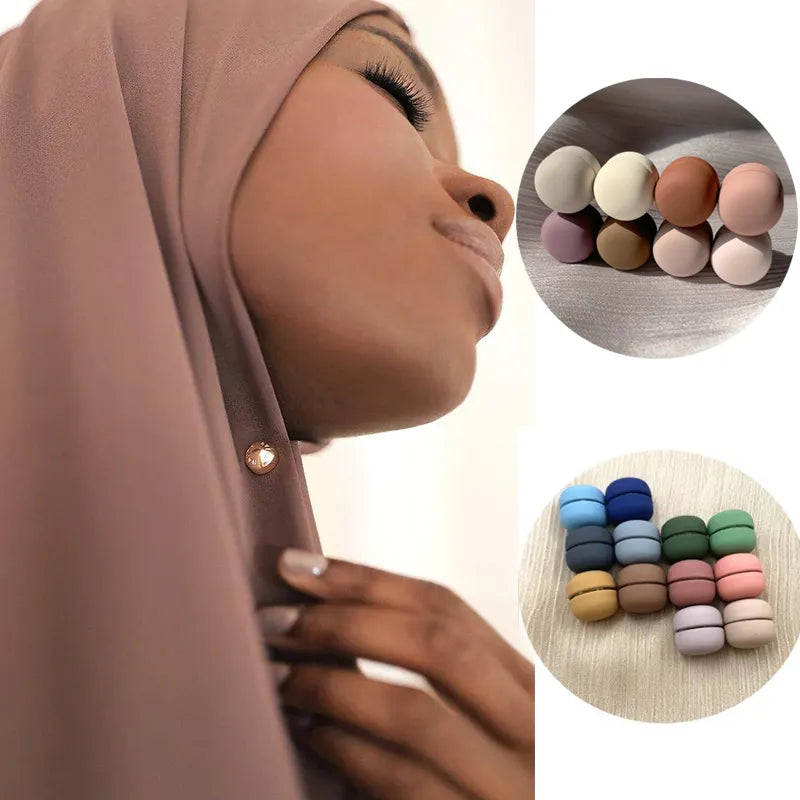 Magnetic Hijab Pins – Elegant, Safe & No Snags