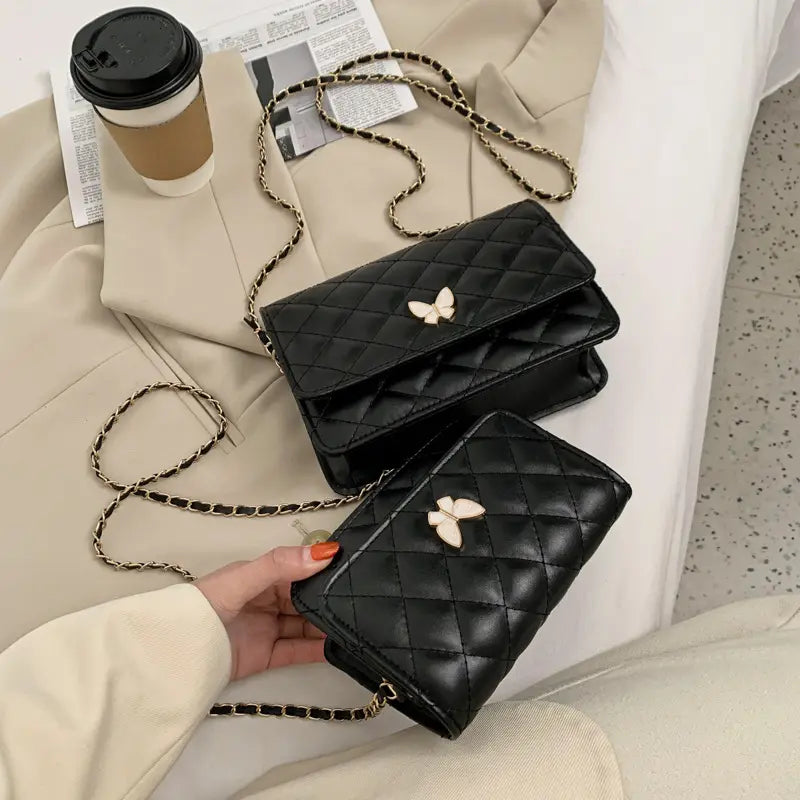 Butterfly Charm Crossbody Bag – Chic, Elegant & Practical