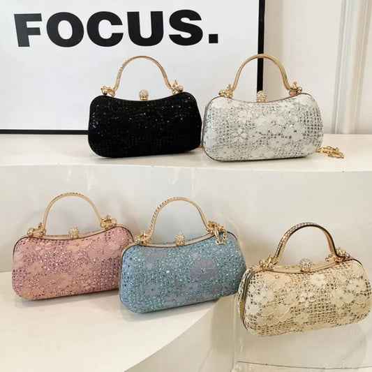 Elegant Glitter Evening Clutch Bag – 5 Colors
