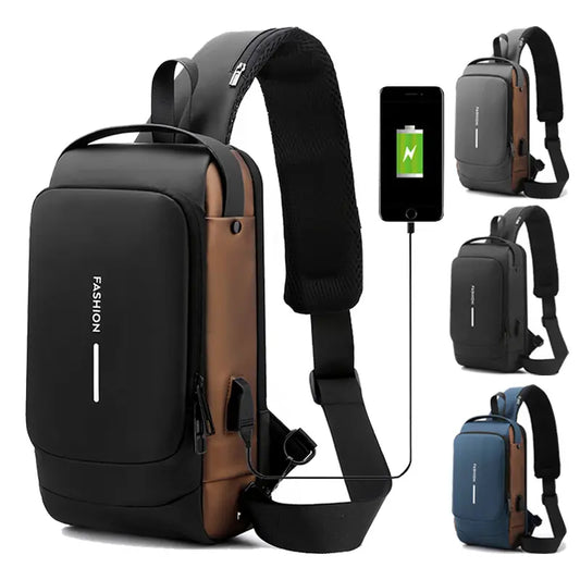 🔌 Smart Crossbody Bag with USB Charging Port