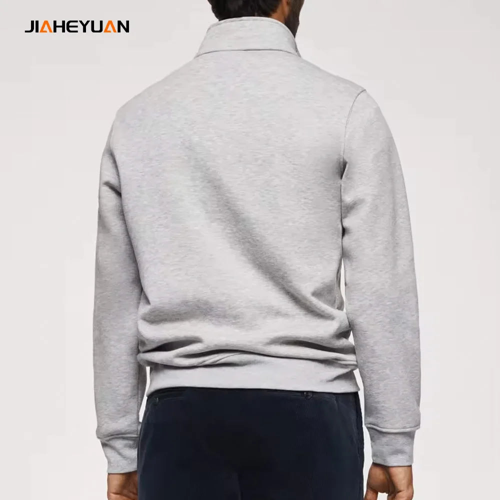 Men’s Quarter-Zip Pullover – Clean & Versatile Style
