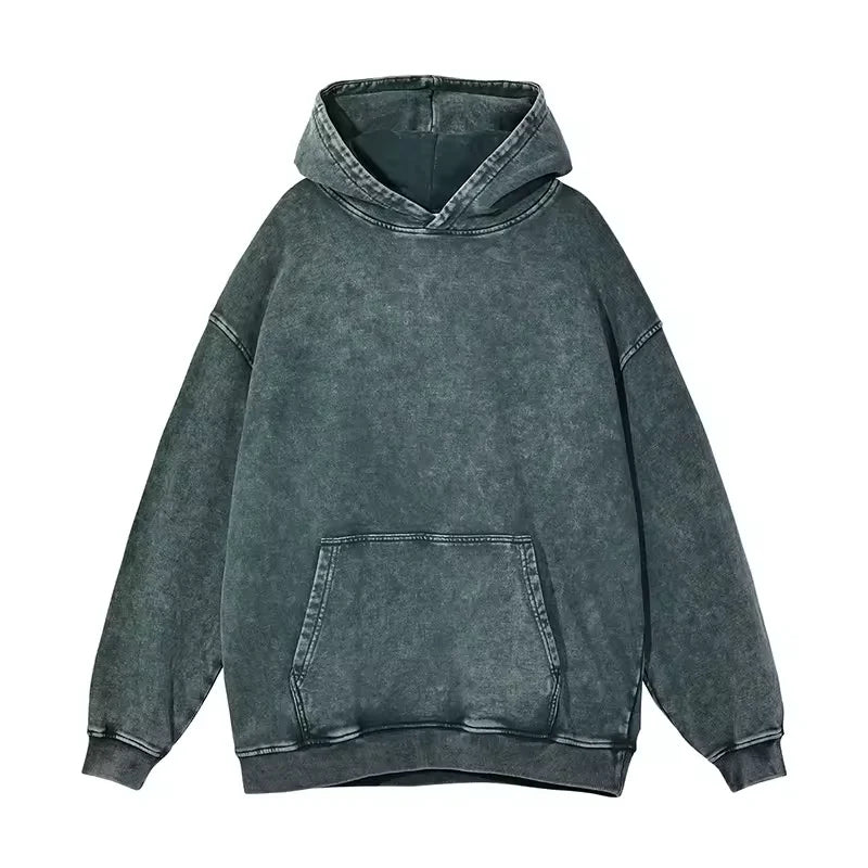 Washed Oversized Hoodie – Minimalist Street Style