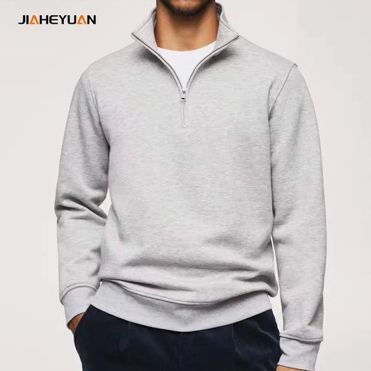 Men’s Quarter-Zip Pullover – Clean & Versatile Style