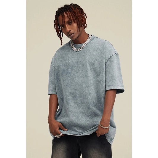 Men’s Washed Oversized T-Shirt – Vintage Street Look