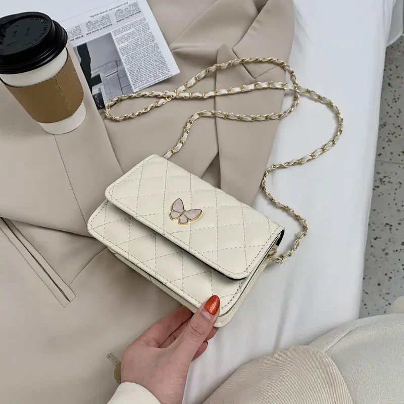 Butterfly Charm Crossbody Bag – Chic, Elegant & Practical