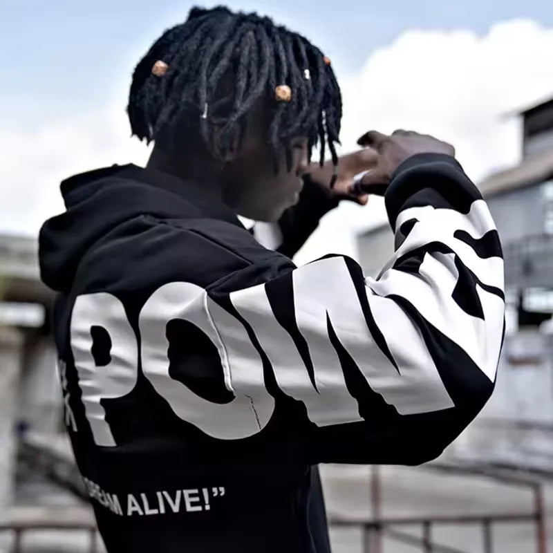 Motivational Street Hoodie – DREAM x POWER Edition