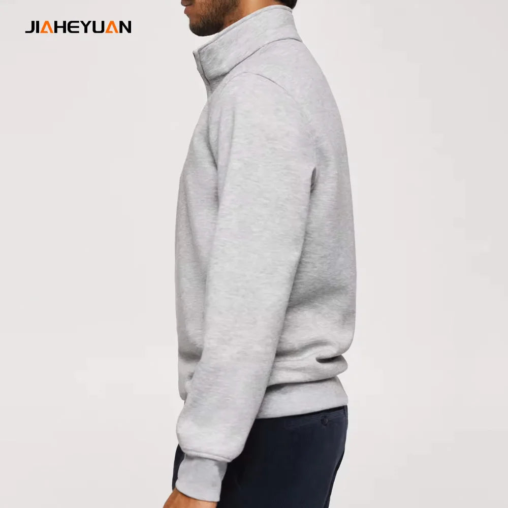 Men’s Quarter-Zip Pullover – Clean & Versatile Style