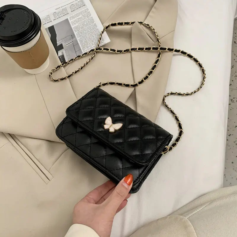 Butterfly Charm Crossbody Bag – Chic, Elegant & Practical