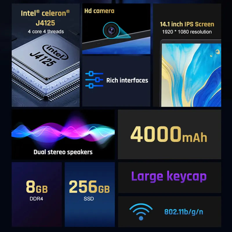 Inch Slim Laptop – Fast Shipping, Ideal for Study & Office